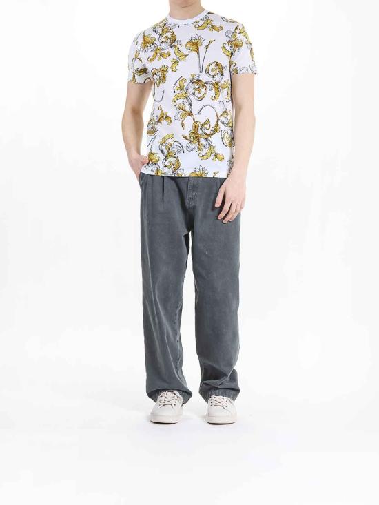 25SS 베르사체 반팔 티셔츠 78GAH6S0JS458G03 Multicolour - VERSACE