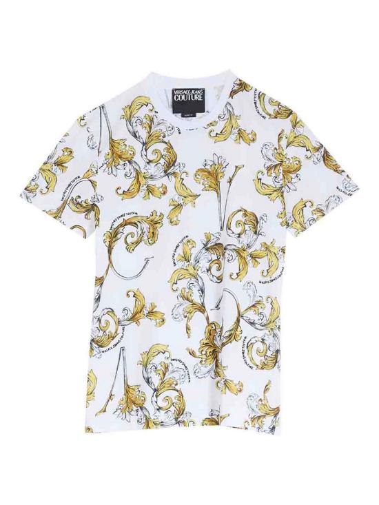 25SS 베르사체 반팔 티셔츠 78GAH6S0JS458G03 Multicolour