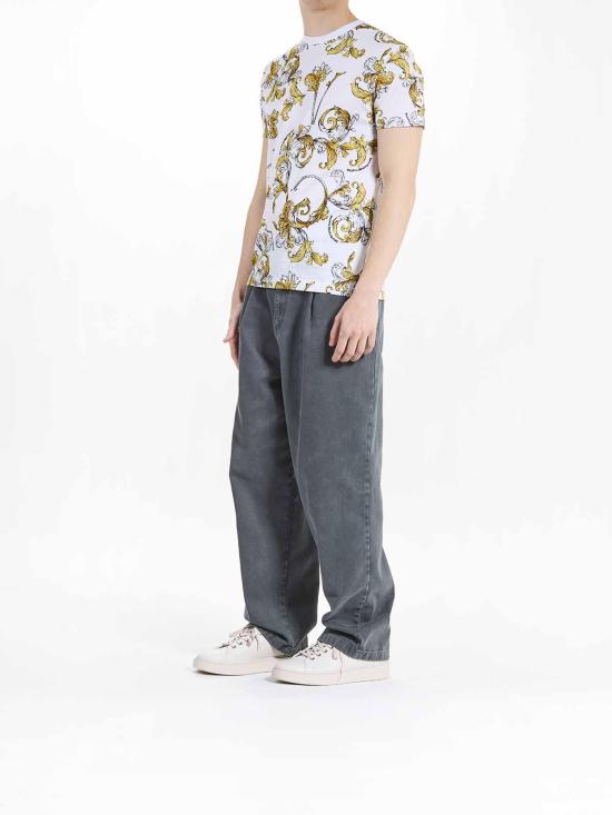 25SS 베르사체 반팔 티셔츠 78GAH6S0JS458G03 Multicolour - VERSACE