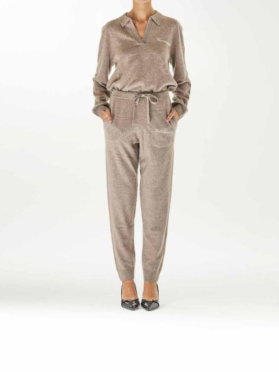  칼라거펠트 트레이닝/조거 팬츠 246W2181766 Beige - KARL LAGERFELD