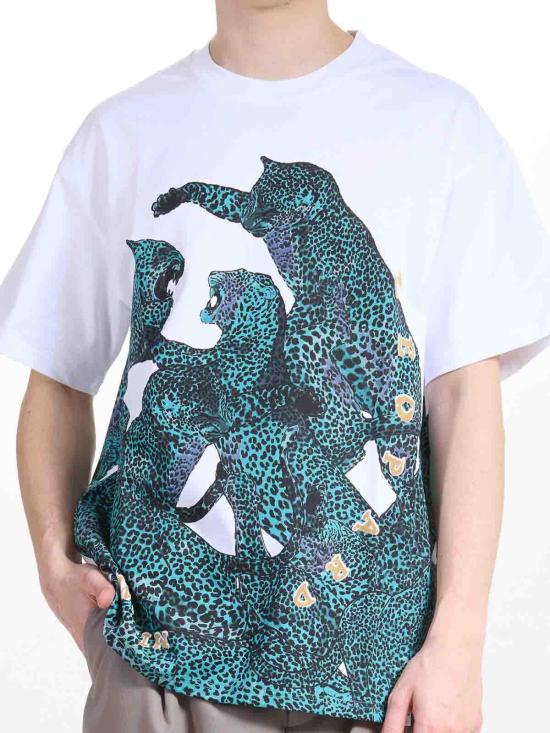 25SS 저스트까발리 반팔 티셔츠 78OAHA06CJ718003 Multicolour - JUST CAVALLI
