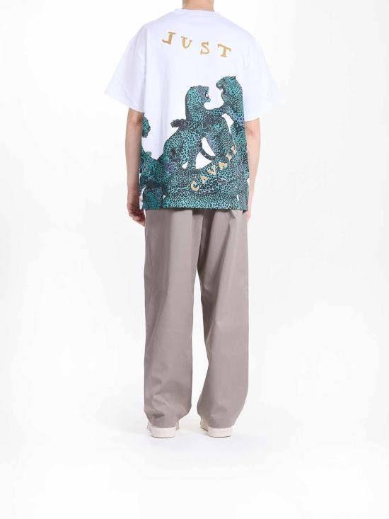 25SS 저스트까발리 반팔 티셔츠 78OAHA06CJ718003 Multicolour - JUST CAVALLI