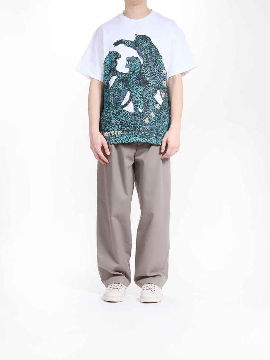 25SS 저스트까발리 반팔 티셔츠 78OAHA06CJ718003 Multicolour - JUST CAVALLI