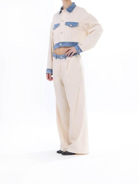  모스키노 데님 자켓 50937171463 Beige - MOSCHINO