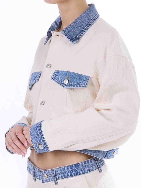  모스키노 데님 자켓 50937171463 Beige - MOSCHINO