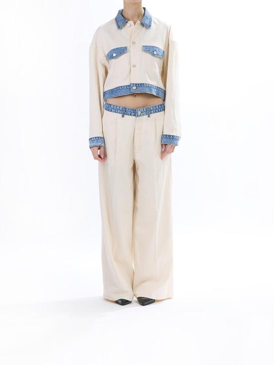  모스키노 데님 자켓 50937171463 Beige - MOSCHINO