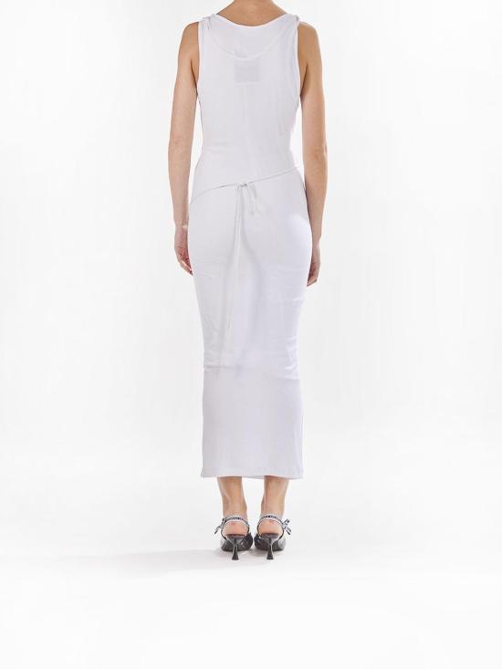  모스키노 원피스 251D041404451001 White - MOSCHINO