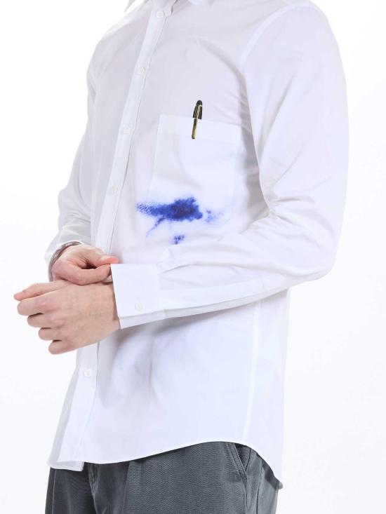  모스키노 긴팔 셔츠 23902351001 White - MOSCHINO