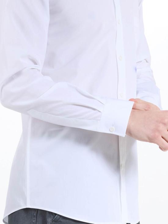  모스키노 긴팔 셔츠 23902351001 White - MOSCHINO