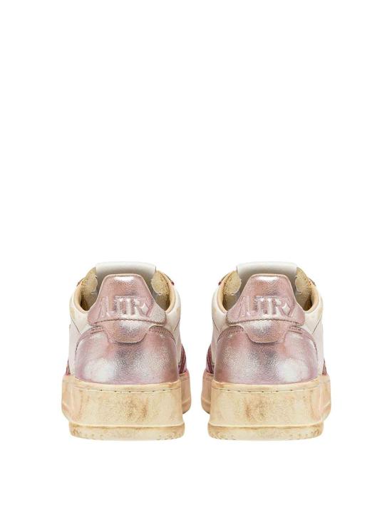 25FW 오트리 슈퍼 빈티지 메달리스트 로우 레더 스니커즈 AVLWMT01 Nude Neutrals - AUTRY