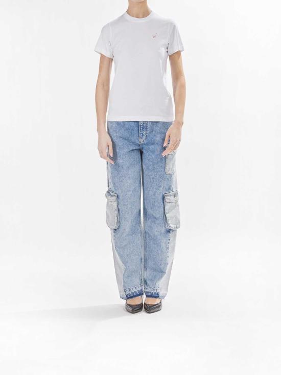  모스키노 반팔 티셔츠 71405413001 White - MOSCHINO