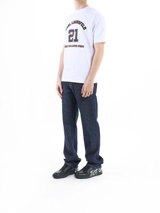 25SS 칼라거펠트 반팔 티셔츠 KM75514755222510 White - KARL LAGERFELD