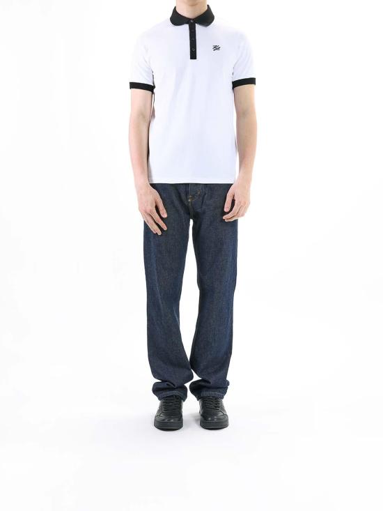 26SS 칼라거펠트 폴로 티셔츠 KM74501755223510 White - KARL LAGERFELD