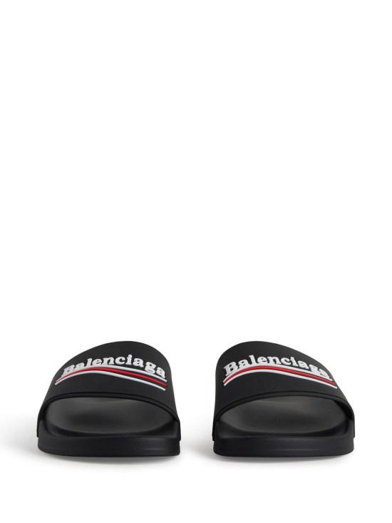 25FW 발렌시아가 풀 슬라이드 샌들 776818W1S801096 Black - BALENCIAGA
