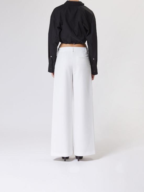  모스키노 스트레이트 팬츠 251K1033932250002 White - MOSCHINO