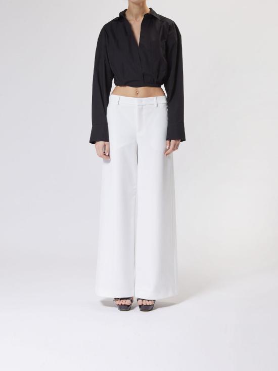  모스키노 스트레이트 팬츠 251K1033932250002 White - MOSCHINO