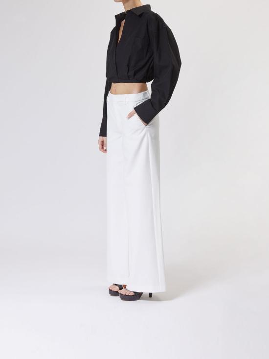  모스키노 스트레이트 팬츠 251K1033932250002 White - MOSCHINO