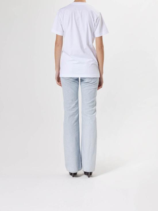  모스키노 반팔 티셔츠 71605411001 White - MOSCHINO