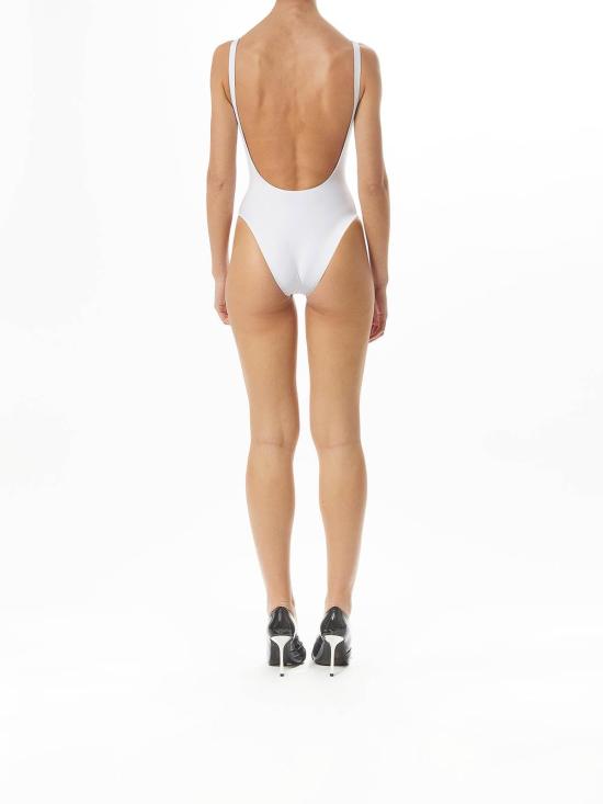  모스키노 숏 원피스 251D420204751001 White - MOSCHINO