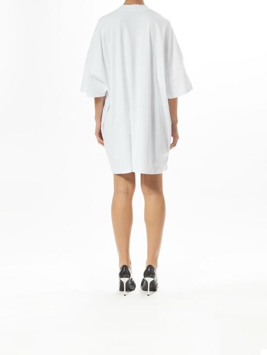  모스키노 미디 스커트 251D043404421001 White - MOSCHINO