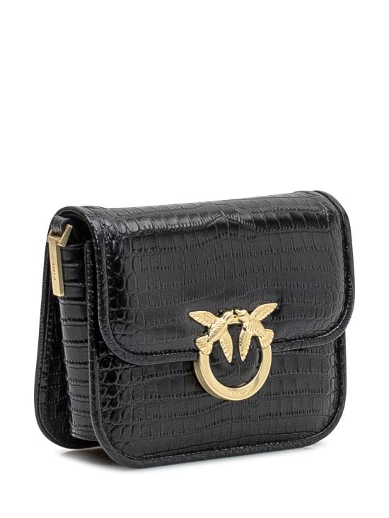 25FW 핑코 숄더백 104297A2OH Z99V NERO LIMOUSINE GOLD - PINKO