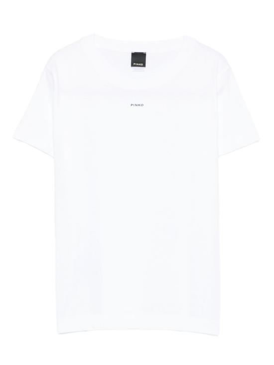 25FW 핑코 반팔 티셔츠 100373 A2REZ04 White