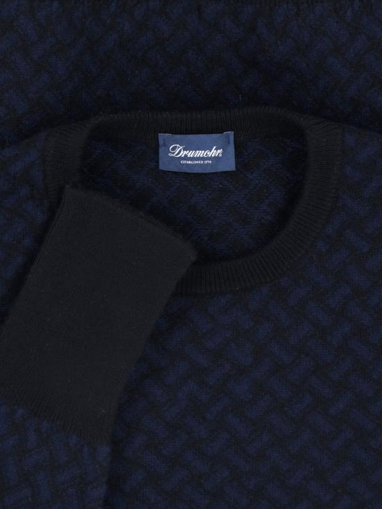 25FW 드루모어 스웨터 D2K103 RB65 Blue - DRUMOHR