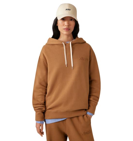 25FW 오트리 후드 티셔츠 HOPWM1HN WALNUT - AUTRY