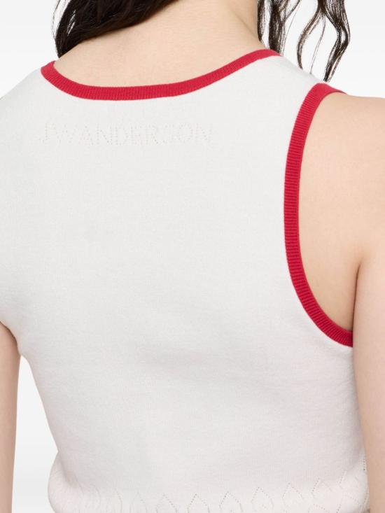 25FW JW앤더슨 민소매 티셔츠 KW1442 YN0432241 - JW ANDERSON