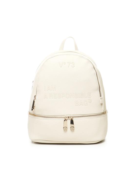 25FW 브이73 백팩 73BS8F305 RESPONSIBILITY NOWOFF WHITE Beige - V73