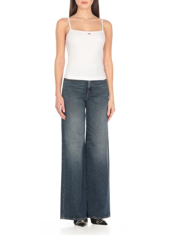 25FW 디젤 민소매 티셔츠 A05107 0EJAI100 White - DIESEL