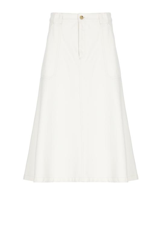 25FW 아페쎄 미디 스커트 COGZV F06410 AAC Ivory