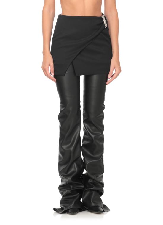 25FW 디 아티코 숏 스커트 251WCR00144 WWW061AA100 Black - THE ATTICO