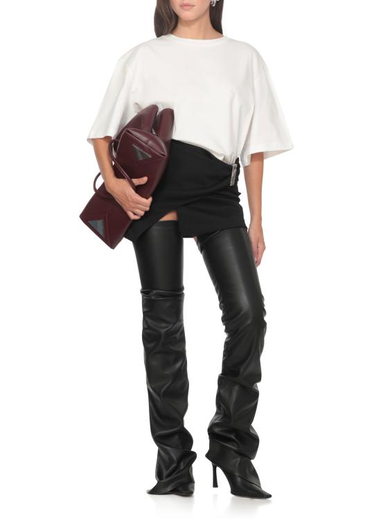 25FW 디 아티코 숏 스커트 251WCR00144 WWW061AA100 Black - THE ATTICO