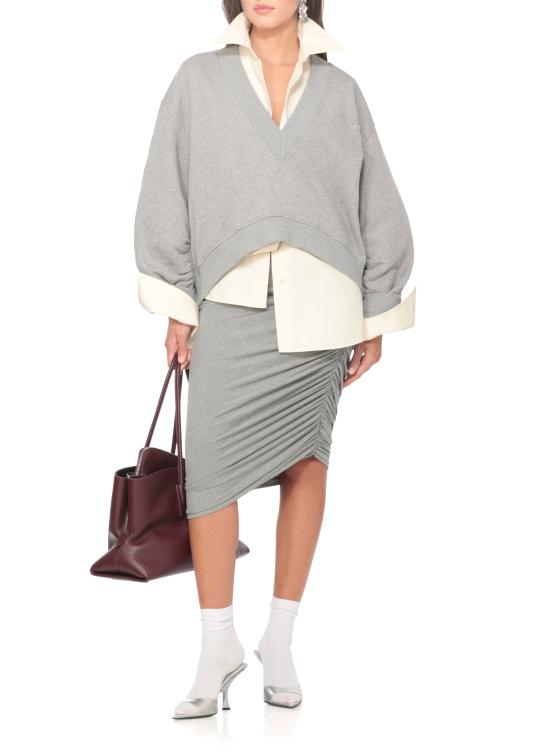 25FW 디 아티코 긴팔 티셔츠 251WCF00010 JJF003AA183 Grey - THE ATTICO