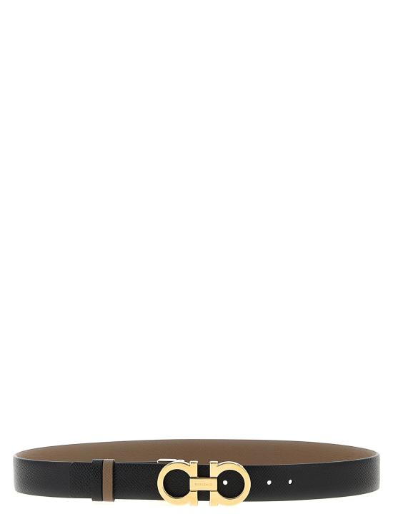 25FW 살바토레 페라가모 벨트 715198CARAWAYSEEDNERO - SALVATORE FERRAGAMO