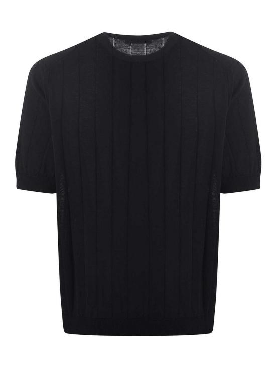 26SS 필리포 드 로렌티스 반팔 티셔츠 GC1MCCR14C990 Black - FILIPPO DE LAURENTIIS