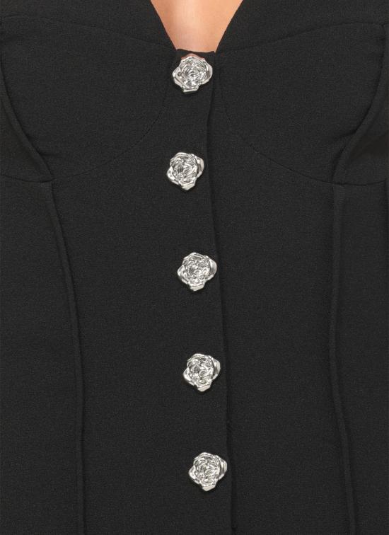 25FW 로테이트 미디 원피스 114515100 BLACK Black - ROTATE