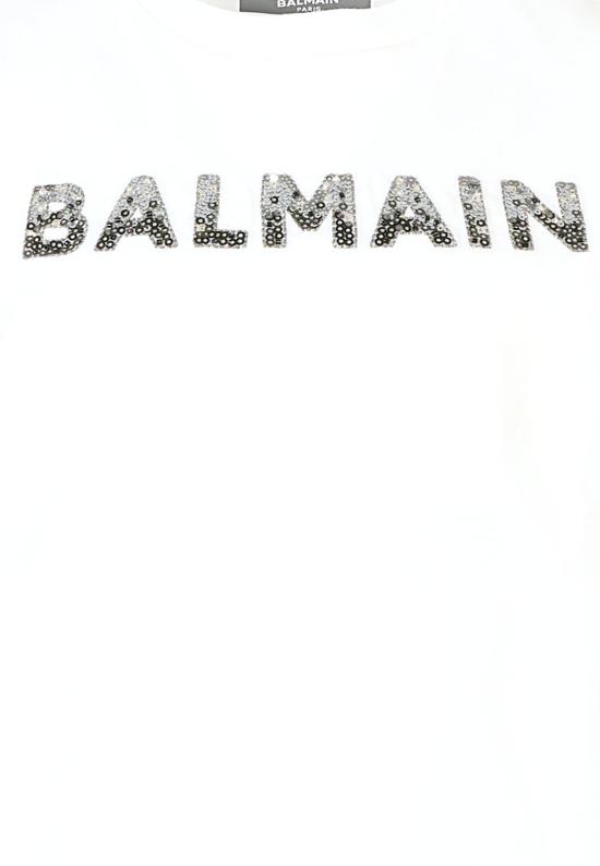  [키즈] 발망 티셔츠 BT8C31 J0177 100NE WHITE - BALMAIN