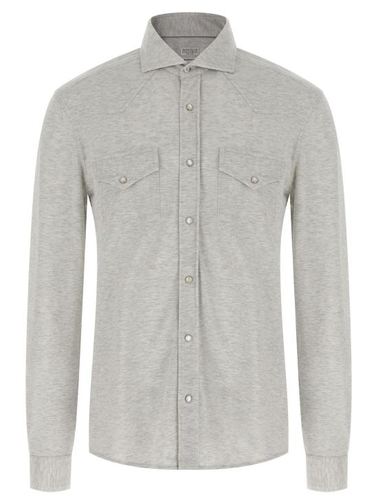 25FW 브루넬로 쿠치넬리 긴팔 셔츠 ME8546666C3657