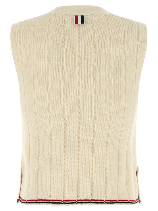 25FW 톰브라운 베스트 FKV217AY1024100 - THOM BROWNE