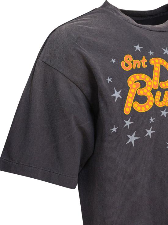 25SS 세인트 미카엘 반팔 티셔츠 SMHR80000003BLK - SAINT MXXXXXX