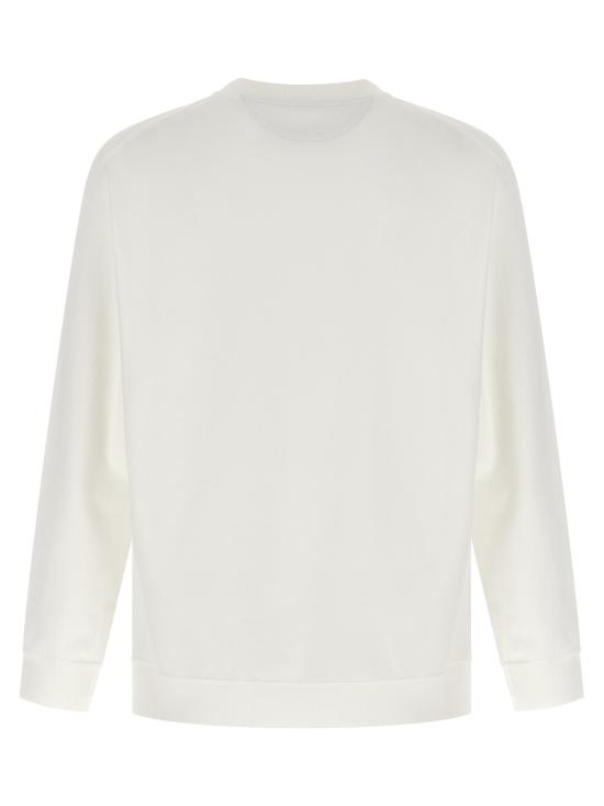 25FW 브루넬로 쿠치넬리 테크노 코튼 프렌치 테리 프린트 스웨트셔츠 MW8633380GC7220 - BRUNELLO CUCINELLI