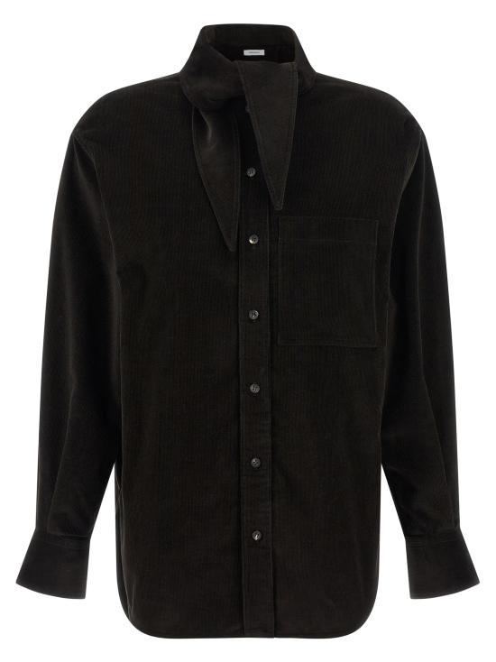 25FW 살바토레 페라가모 블라우스/셔츠 785192DARKESPRESSO