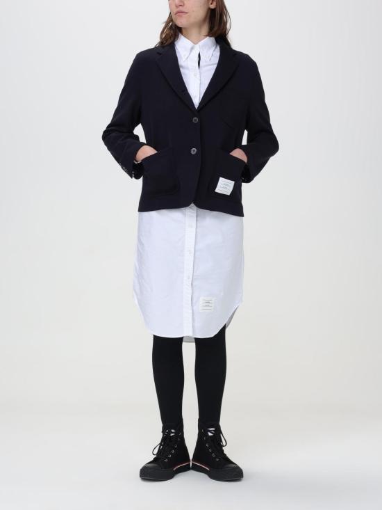 25FW 톰브라운 미디 원피스 FDS001EF0313 100 White - THOM BROWNE