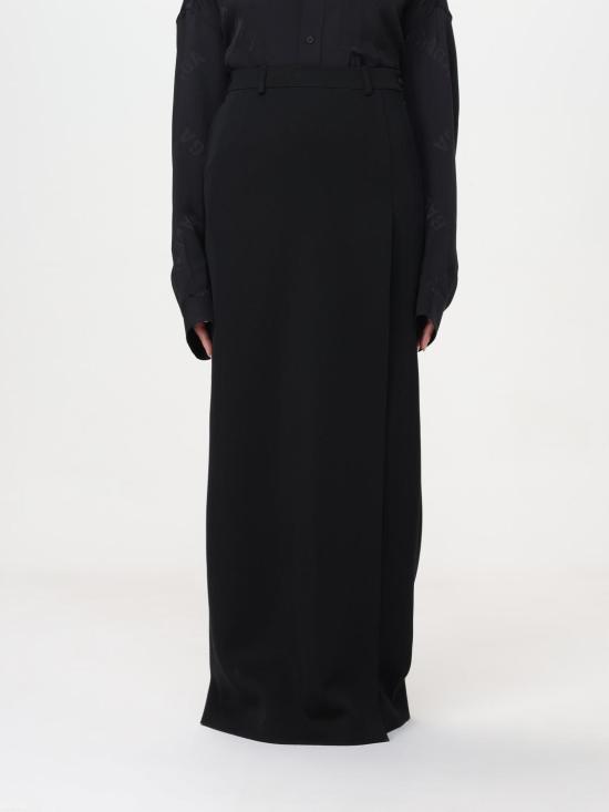 25FW 발렌시아가 롱 스커트 773547TPT24 1000 Black