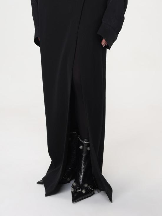 25FW 발렌시아가 롱 스커트 773547TPT24 1000 Black - BALENCIAGA