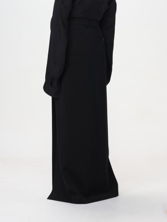 25FW 발렌시아가 롱 스커트 773547TPT24 1000 Black - BALENCIAGA