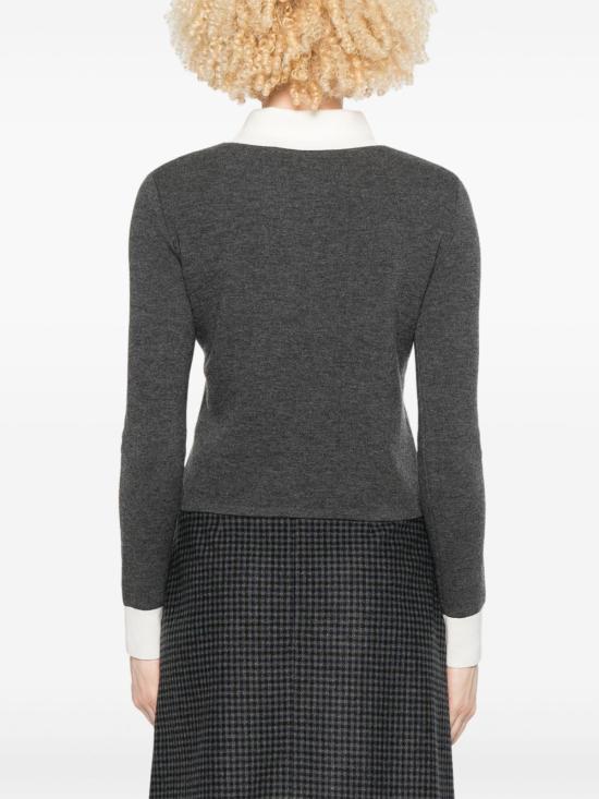 25FW 셀프 포트레이트 데님 자켓 PF25048CGREY GRAY DOM - SELF PORTRAIT