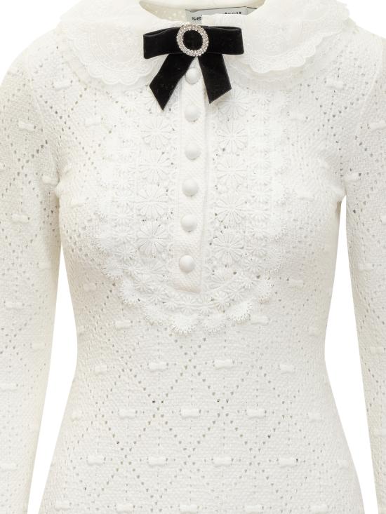 25FW 셀프 포트레이트 원피스 AW25123SW WHITE - SELF PORTRAIT